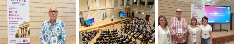 Three images from the UATEFL conference